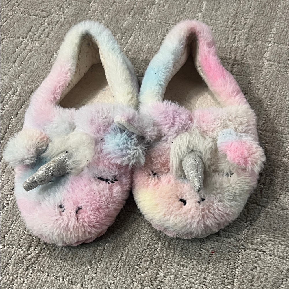 Secret Treasures Pastel Fuzzy Slippers